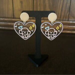 🎁 My Puppy Valentine Earrings, NWT